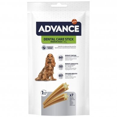ADVANCE DENTAL CARE STICK 180G snacks fos Medium/Maxi dog’s dental health