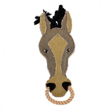 Canvas horse srtong dog toy