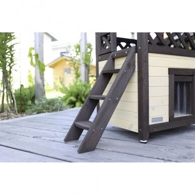 Kerbl CAT HOUSE 4-SEASONS DELUXE HEATABLE namelis katėms 7