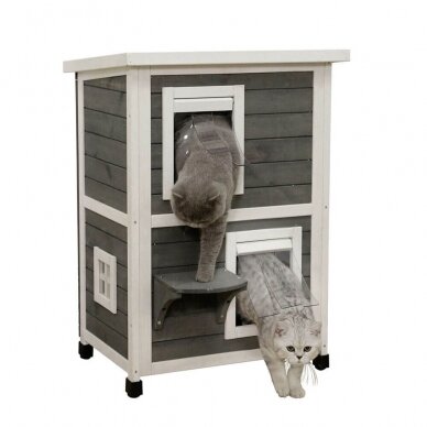 Kerbl  ECO CAT HOUSE FAMILY namelis katėms 1