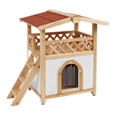 Kerbl Cat House Tyrol Alpin in a stylish hut design