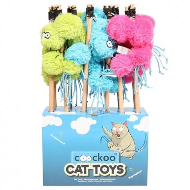 Coockoo Tony cat rod Colourful cat toy 1