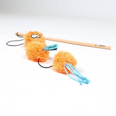 Coockoo Tony cat rod Colourful cat toy 2