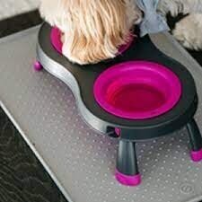 Dexas Pets Grippmat Flexible Non-Slip Pet Placemat silikoninis padėkliukas šunų ir kačių dubenėliams 4