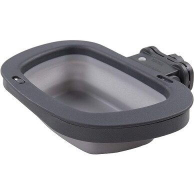 Dexas Collapsible Kennel Bowl prie narvo tvirtinamas dubenėlis šunims