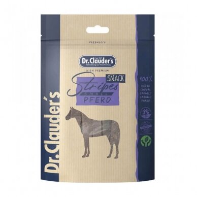 Dr. Clauder's Horse Meat Stripes dog snacks