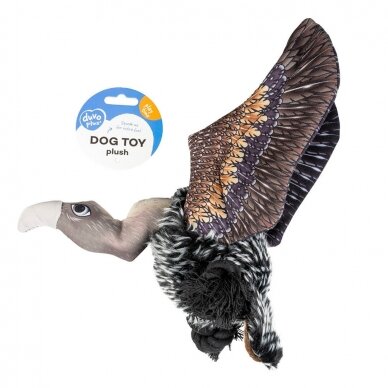 Duvoplius Pluche flying vulture mixed colors minkštas žaislas šunims 1