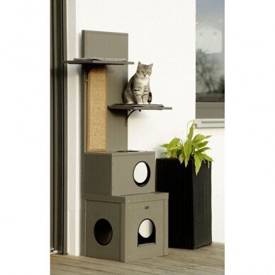 Kerbl  ECO Cat Play House Alex namelis su drąskykle katėms 8