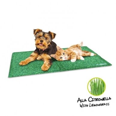 Fresh Antimosquitos Grass Self-cooling Mat he most effective and safe solution for your pet’s thermal comfort,