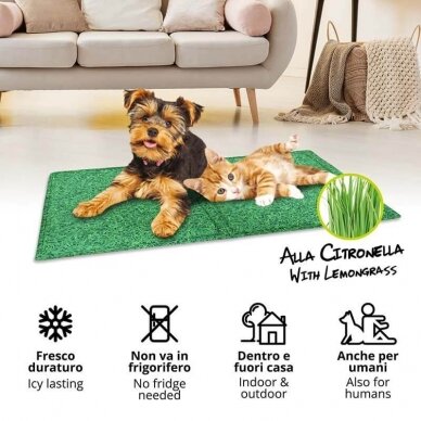 Fresh Antimosquitos Grass Self-cooling Mat he most effective and safe solution for your pet’s thermal comfort, 2