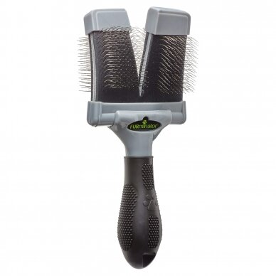 FURminator® Soft Grooming Slicker Brush šepetys šunų ir kačių kailio priežiūrai 2