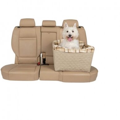 Happy Ride® Quilted Dog Safety Seat is a dedicated pet car seat