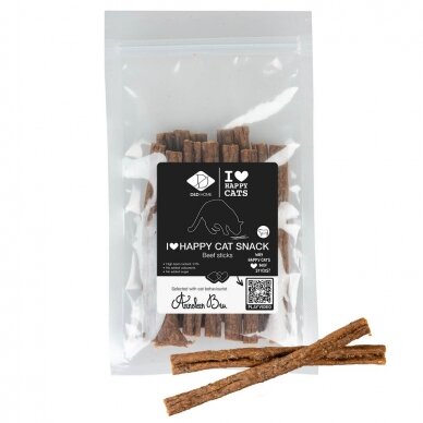 I love happy cat snack-beef sticks jautienos skanėstai katėms 1