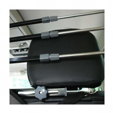 K9 KEEPER UNIVERSAL PET SAFETY BARRIER is a universal completely adjustable car safety pet containment system 9