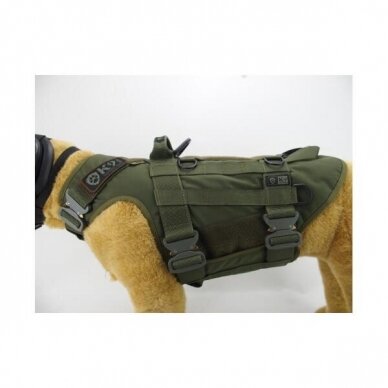 K9THORN CORDURA TACTICAL HARNESS viso kūno petnešos šunims 2