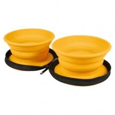 Kiwi Walker Travel Double Bowl With Slowfeeder for dogs