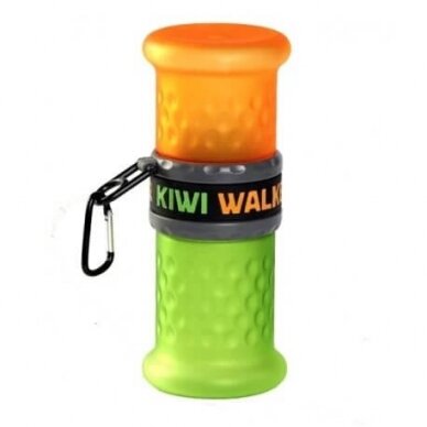 Kiwi Walker  2 IN 1 BOTTLE kelioninė gertuvė ir maisto talpa šunims