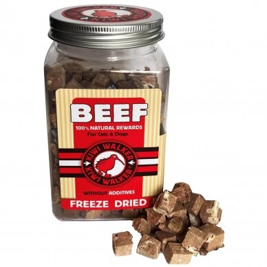 Kiwi Walker Freeze Dried Beef snacks for dogs and cats 1