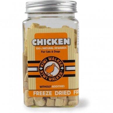 Kiwi Walker Freeze Dried Chicken liofilizuoti skanėstai šunims ir katėms