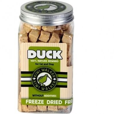 Kiwi Walker Freeze Dried Duck liofilizuoti skanėstai šunims ir katėms 1