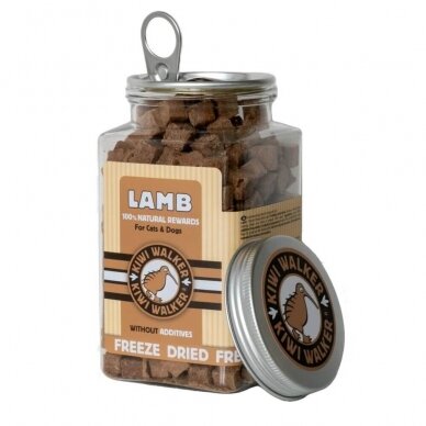 Kiwi Walker Freeze Dried Lamb liofilizuoti skanėstai šunims ir katėms