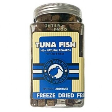 Kiwi Walker Freeze Dried TUNA Fish liofilizuoti skanėstai šunims ir katėms