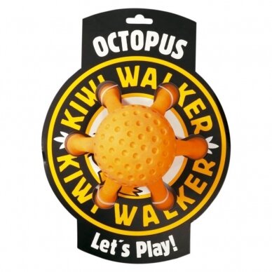 Kiwi Walker Let's Play! Octopus dog toy for puppies and adult dogs