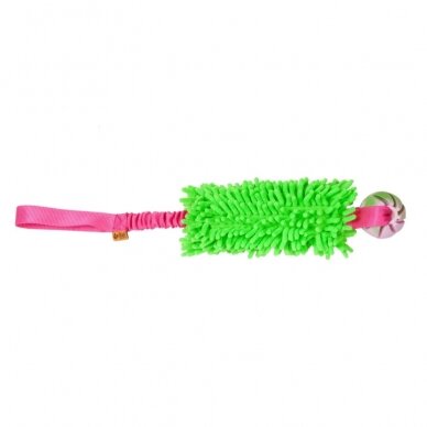 MOP TUG WITH BALL- BUNGEE dog toy 5