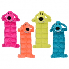 Multipet Loofa Squeaker Mat minkšti žaislai šunims su 13 cypukų