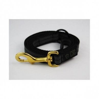 K9THORN NON-SLIP LEASH WITH HANDLE AND O-RING gumuotas pavadėlis šunims 1