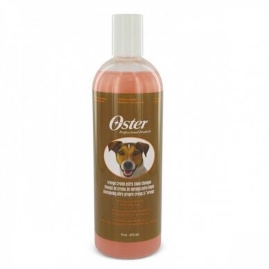 OSTER ORANGE CRÈME SHAMPOO 473 ML gyliai valantis šampūnas šunims