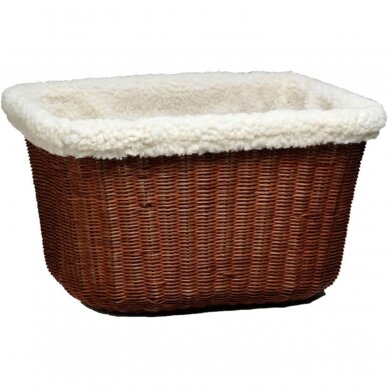 PetSafe Happy Ride Wicker Bicycle Basket for Dogs and Cats Stylish Wicker  basket for pets 2