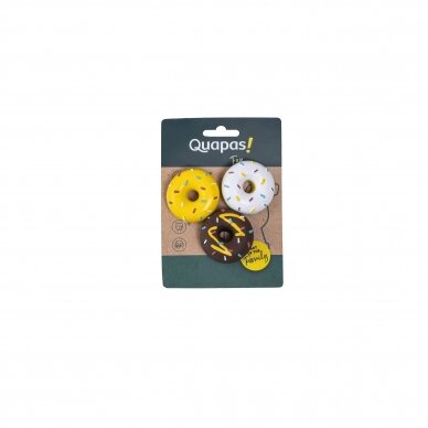 Quapas! Dog Toy Fun Donut  latex dog toy 1