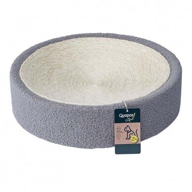 Quapas! Scratching board Plush with sisal daugiafunkcinė draskymo lova katėms