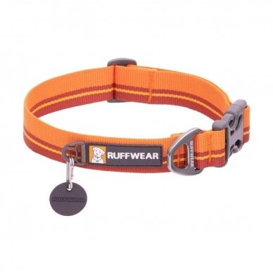 Ruffwear Flat Out™ Dog Collar minkštas kasdienio nešiojimo antkaklis šunims