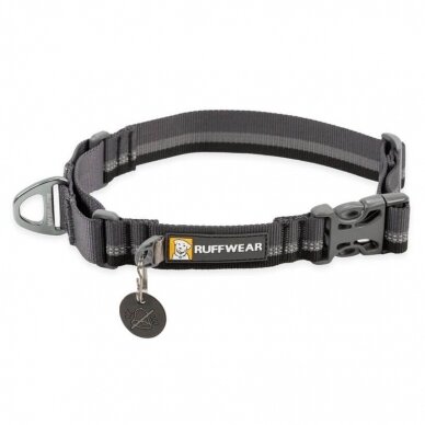 RUFFWEAR WEB REACTION™ MARTINGALE DOG COLLAR WITH BUCKLE  for easy on/off and reflective Tubelok™ webbing