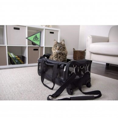 Sherpa®Ultimate On Wheels™ Pet Carrier nešyklė  su ratukais augintiniams 6