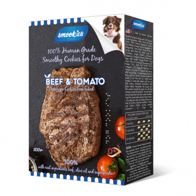 Smookies Beef & Tomato 200 g skanėstai šunims