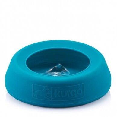 Kurgo SPLASH FREE WANDER DOG WATER BOWL neišsiliejantis kelioninis dubenėlis šunims