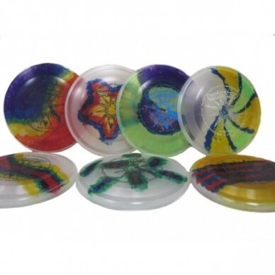 SUPER HERO 235 ICE DYE frisbee lėkštė šunims 3