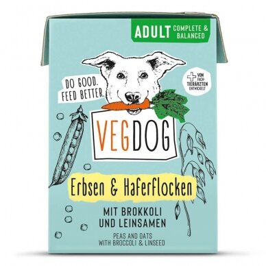 Vegdog ADULT TETRA PAK 200 g vegan wet food for dogs