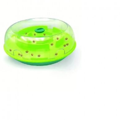 WOBBLE BOWL - SLOW FEEDER & DOG PUZZLE IN ONE interactive dog toy and food disperser for dogs 1