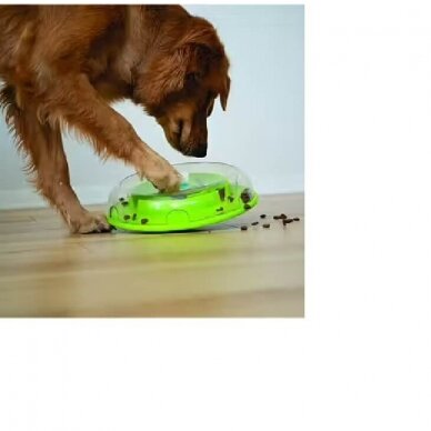 WOBBLE BOWL - SLOW FEEDER & DOG PUZZLE IN ONE interactive dog toy and food disperser for dogs 3