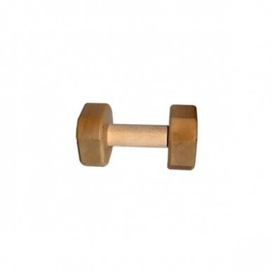 HST WOODEN DUMBBELL medinis aportas šunų dresūrai