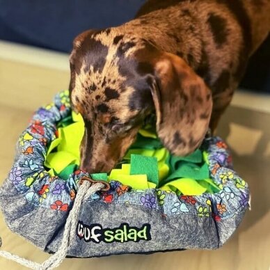 WufSalad Snuffle Mat Interactive Dog Toy Puzzle dog treats toy 2