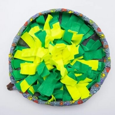 WufSalad Snuffle Mat Interactive Dog Toy Puzzle uostymo kilimėlis šunims 1